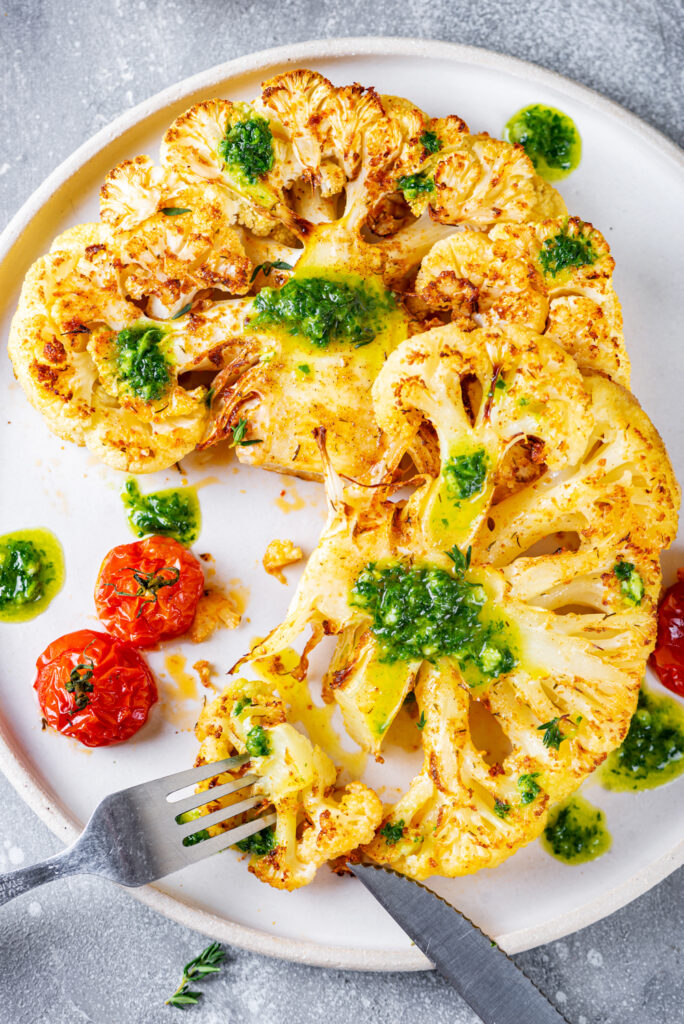 Cauliflower Steak | The Best Roasted Cauliflower Steak Recipe