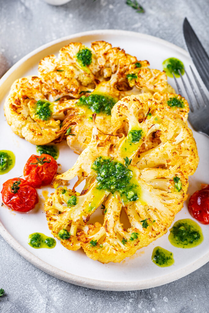 Cauliflower Steak The Best Roasted Cauliflower Steak Recipe