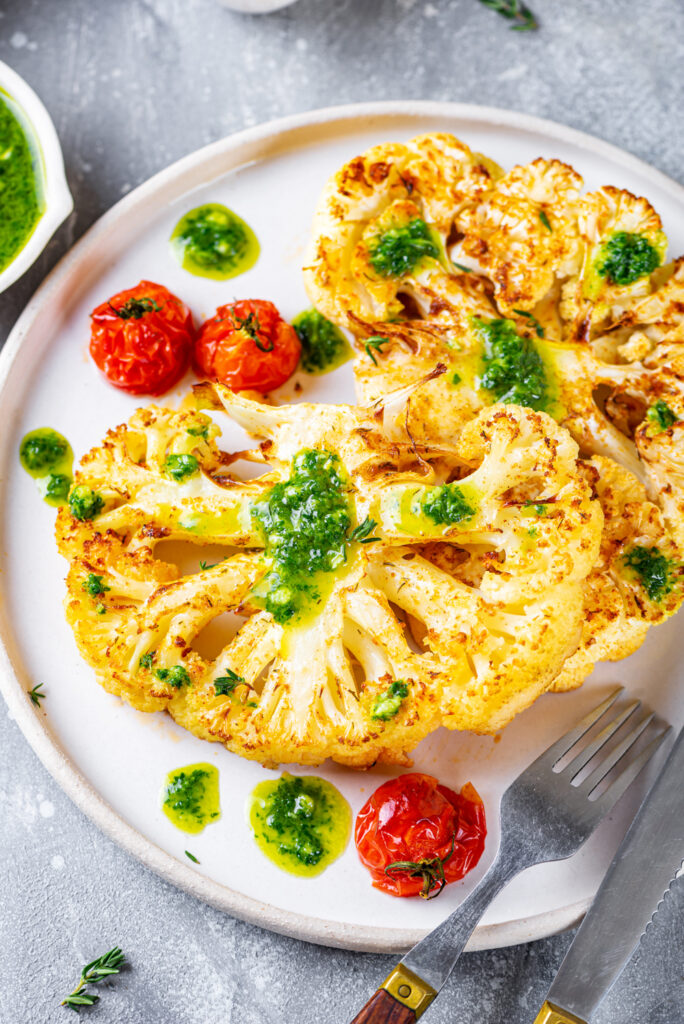 Cauliflower Steak | The Best Roasted Cauliflower Steak Recipe