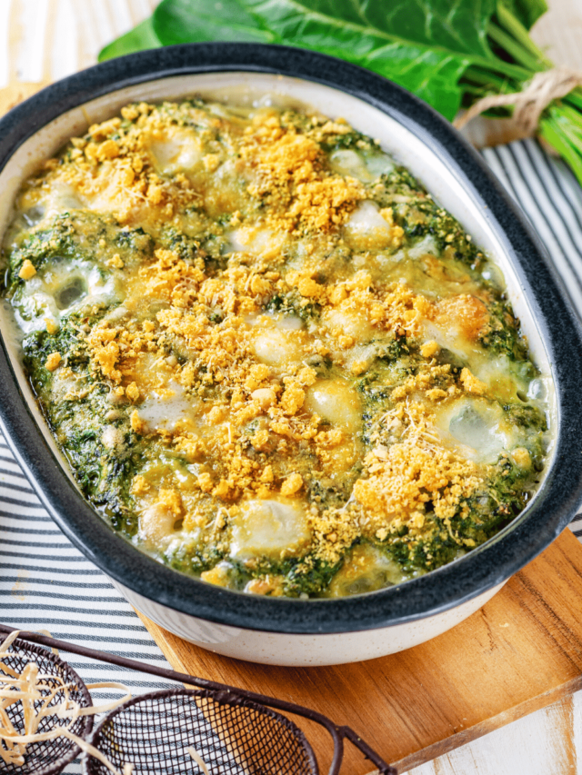 Creamed Spinach Casserole - I'm Hungry For That