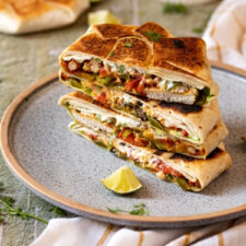 Sheet Pan Chicken Fajita Crunchwrap Made With The Best Fajitas