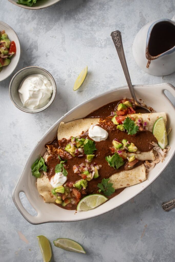 Instant Pot Enchiladas From Scratch In Under 40 Minutes