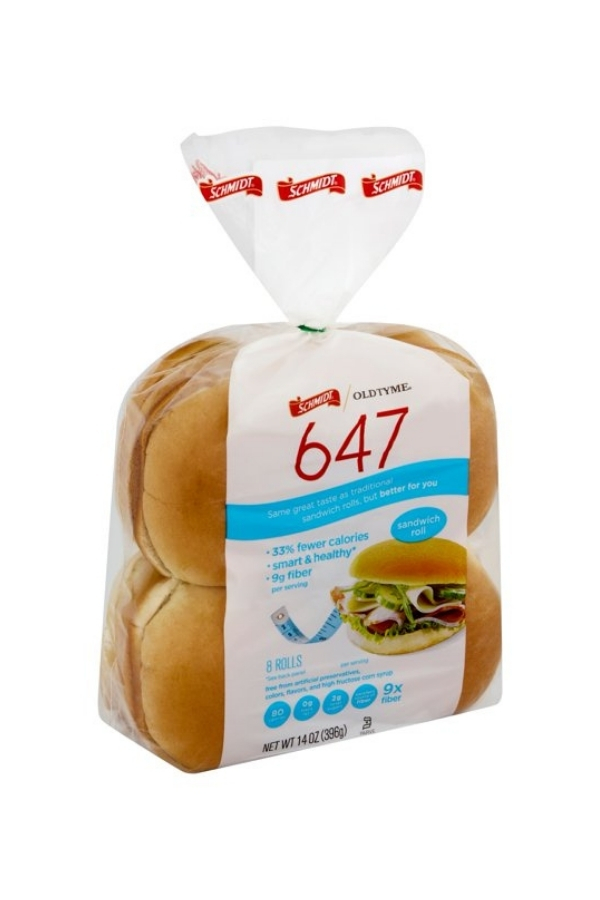 A bag of 647 burger buns.