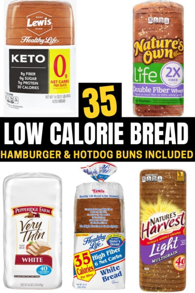 35 Low Calorie Bread Options You Can Buy At The Grocery Store