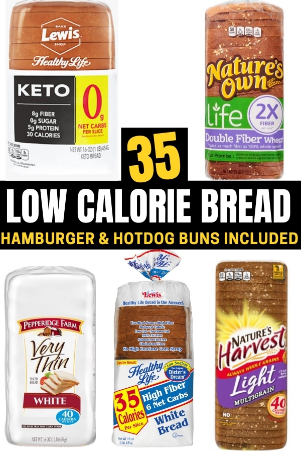 Elskede genvinde hovedpine 35 Low Calorie Bread Options You Can Buy At The Grocery Store