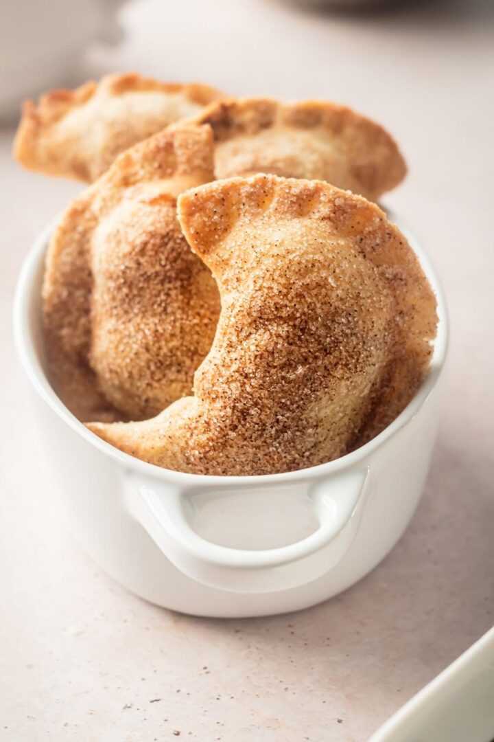 Apple Empanadas With Cinnamon Sugar Made In The Air Fryer Or Oven