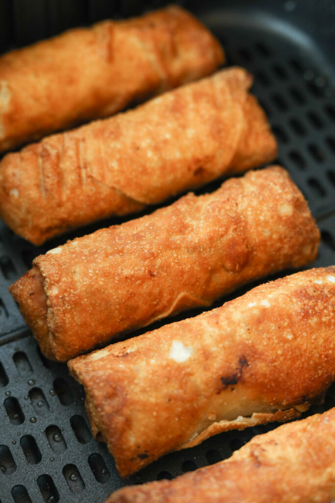 Air Fryer Frozen Egg Rolls Super Crunchy & Easy To Make In 10 Minutes
