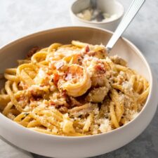 Olive Garden Chicken &amp; Shrimp Carbonara-image