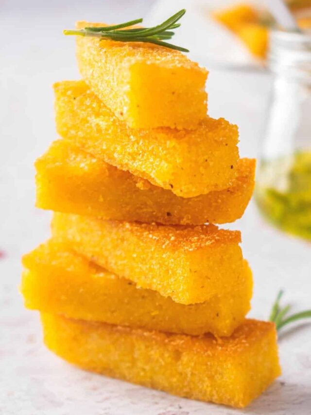 Fried Polenta Cakes I'm Hungry For That