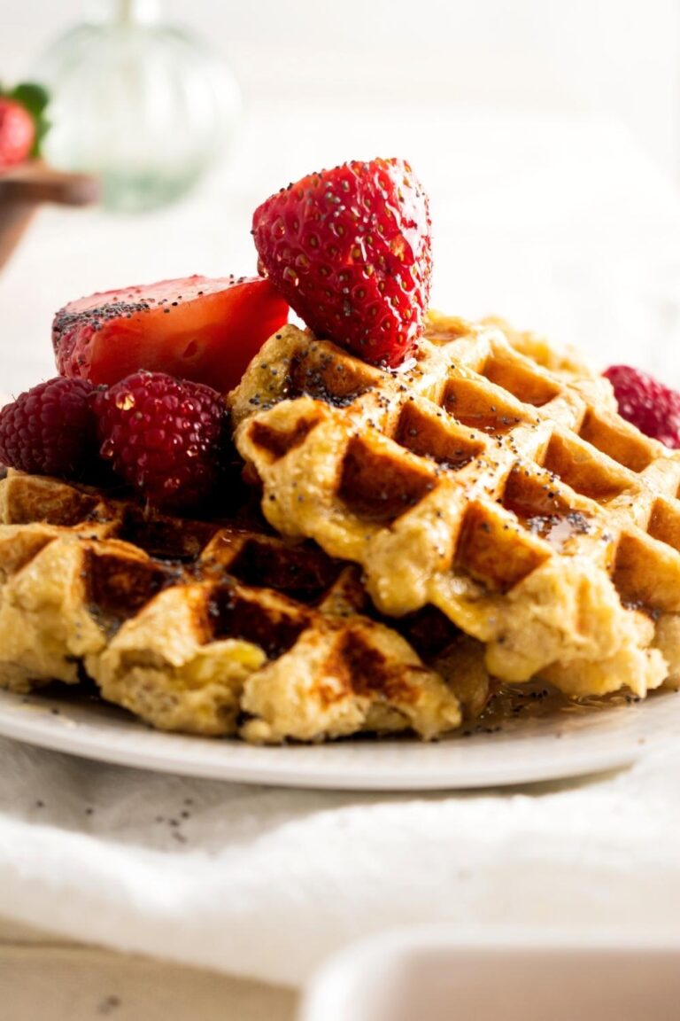 Banana Waffles Made With 3 Ingredients