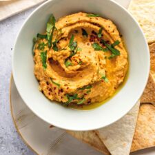 Spicy Hummus Made In 1 Minute