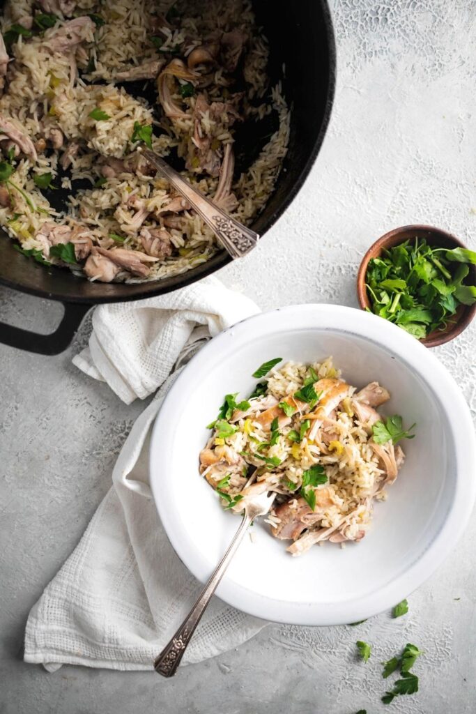 Southern Chicken and Rice Recipe | Everything Cooks In One Pot