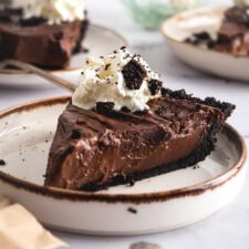 Mississippi Mud Pie Made With An Oreo Crust