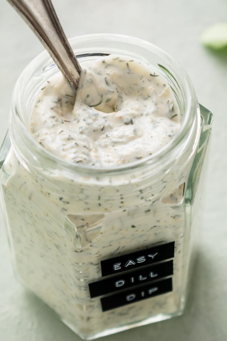 Easy Homemade Dill Dip Recipe Made In 1 Minute