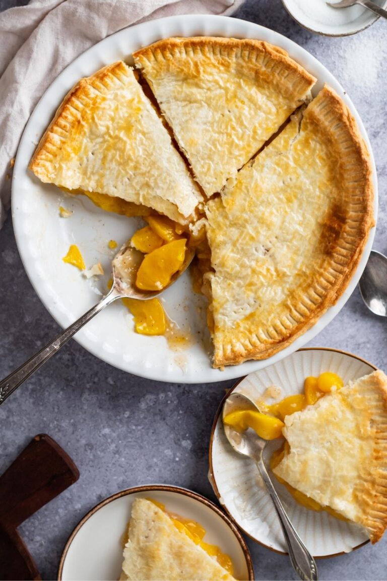 Peach Pie With Canned Peaches