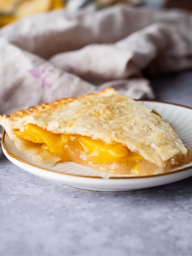 Peach Pie With Canned Peaches - I'm Hungry For That