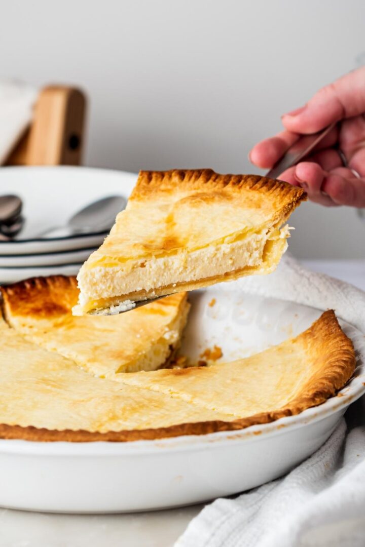 Easy Ricotta Pie Recipe (My Grandma's FAMOUS Italian Recipe)