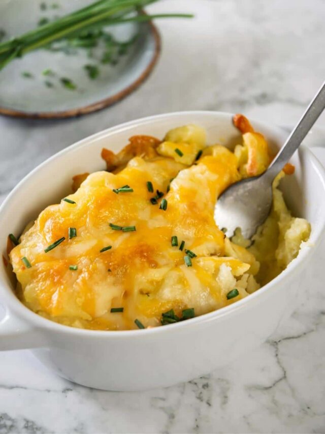 Cheesy Garlic Mashed Potatoes I M Hungry For That