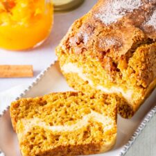 Pumpkin Cream Cheese Bread Recipe | Takes Just 10 Minutes To Prep