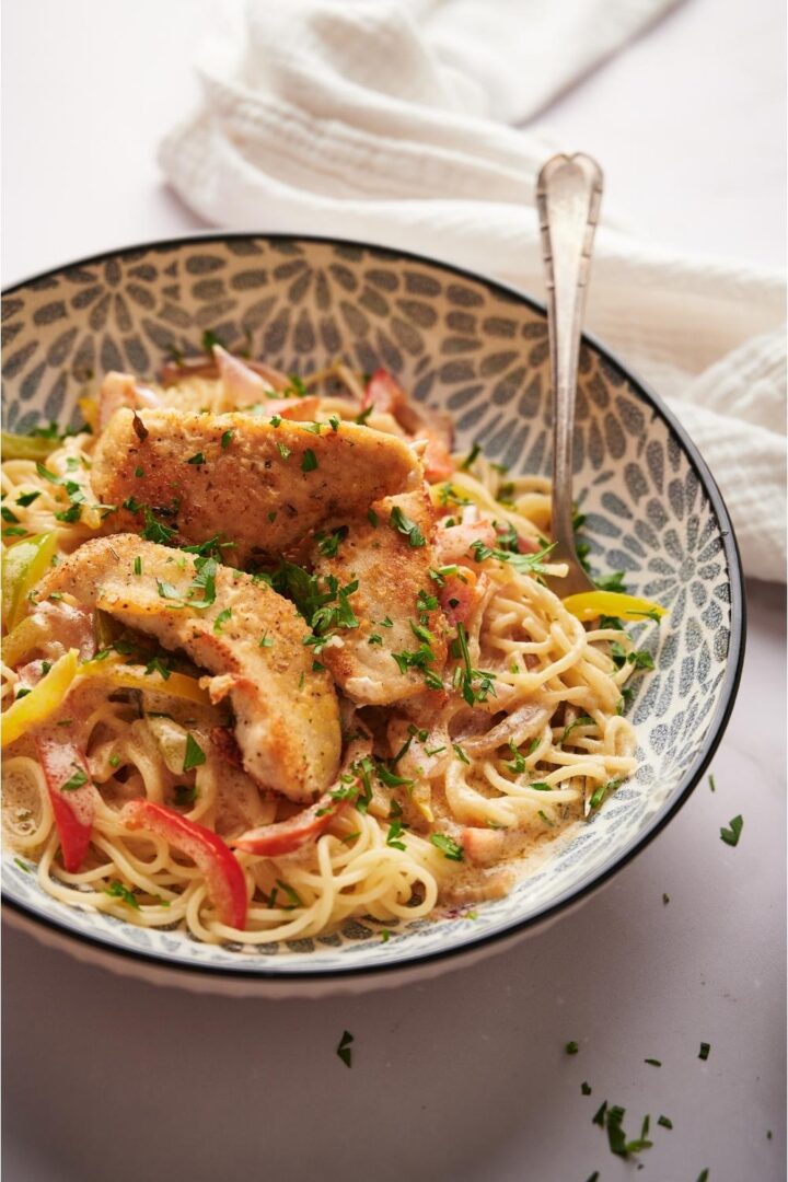 The BEST Olive Garden Chicken Scampi (Made In Under 30 Minutes)