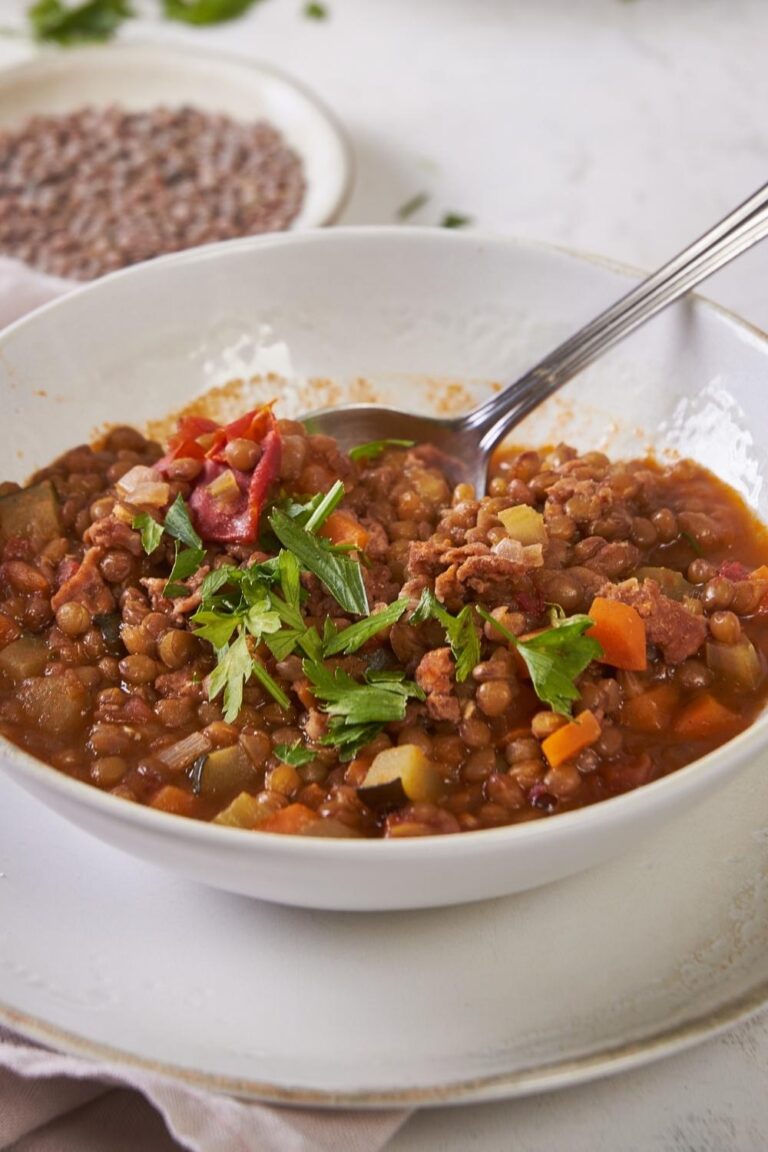 Carrabba's Sausage and Lentil Soup Recipe Prepped In Just 10 Minutes