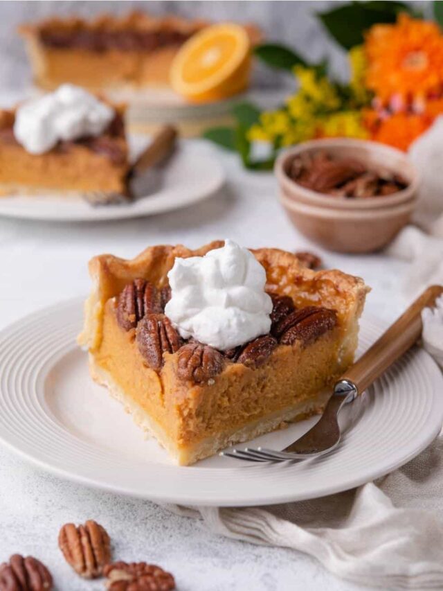 Pecan Sweet Potato Pie - I'm Hungry For That