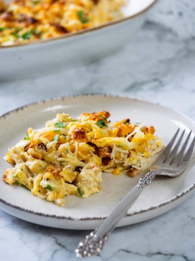 Cheesy Crack Chicken Casserole - I'm Hungry For That