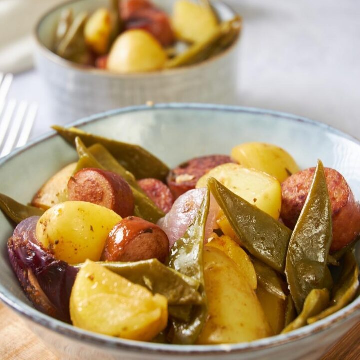 Easy Sausage Green Bean Potato Casserole Recipe