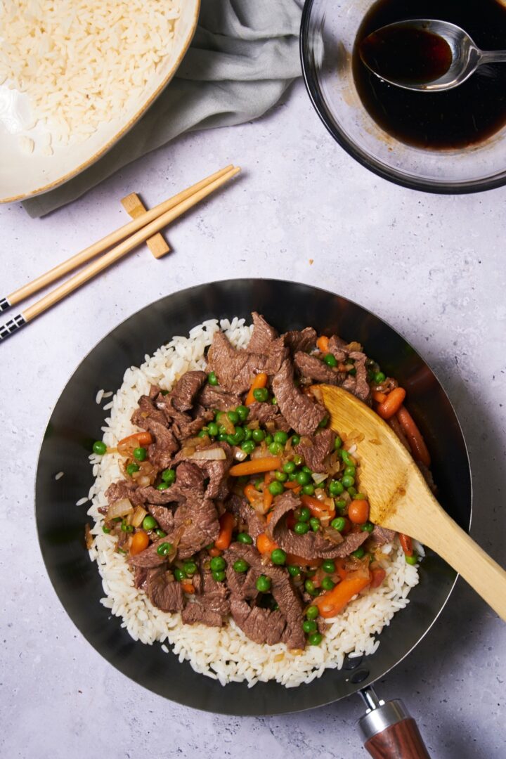 EASY Beef Fried Rice Made In Just 15 Minutes