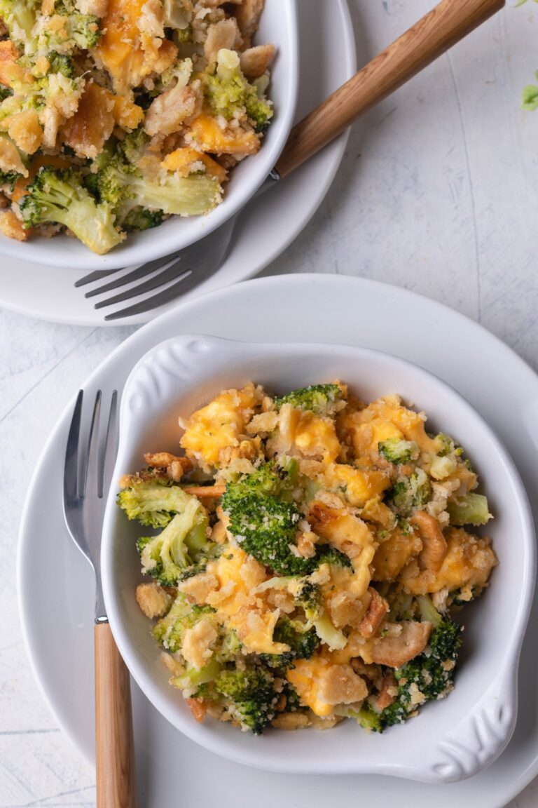 Cheddars Broccoli Cheese Casserole Made With 4 Ingredients