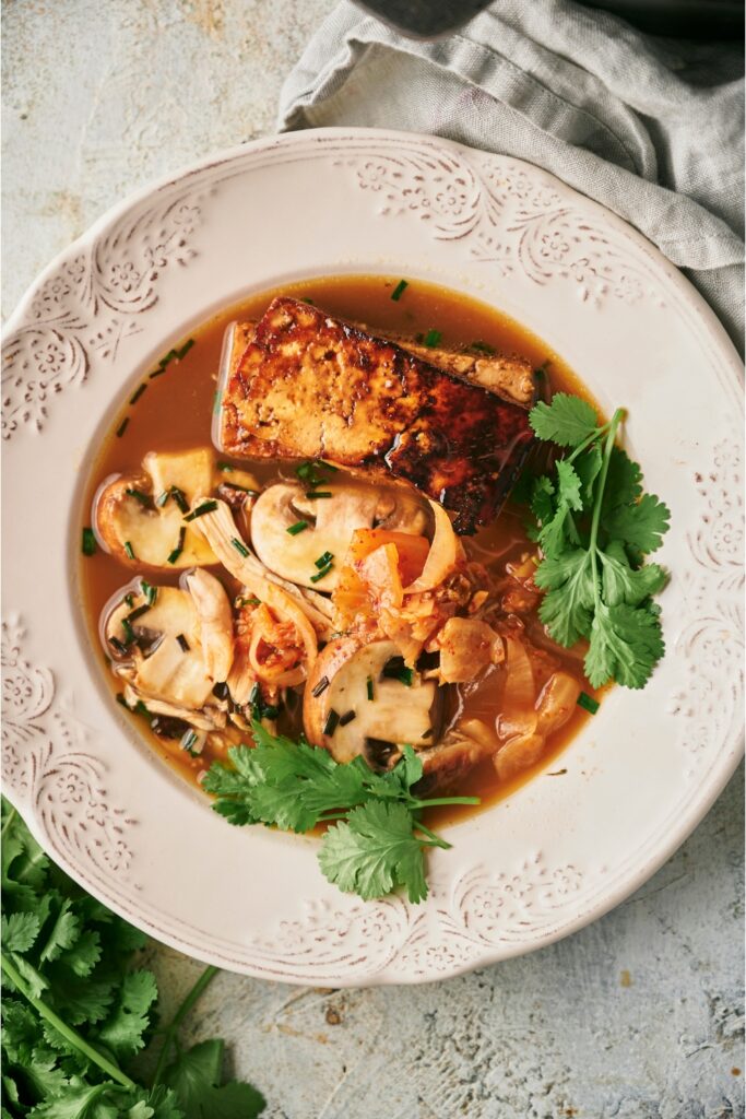 The BEST Korean Tofu Soup Made In 15 Minutes (So Soft and Delicious)