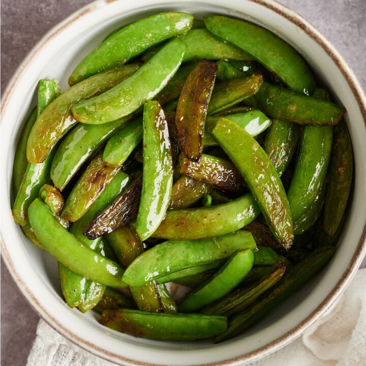 The MOST DELICIOUS Sugar Snap Peas Recipe (Made in 5 Minutes)