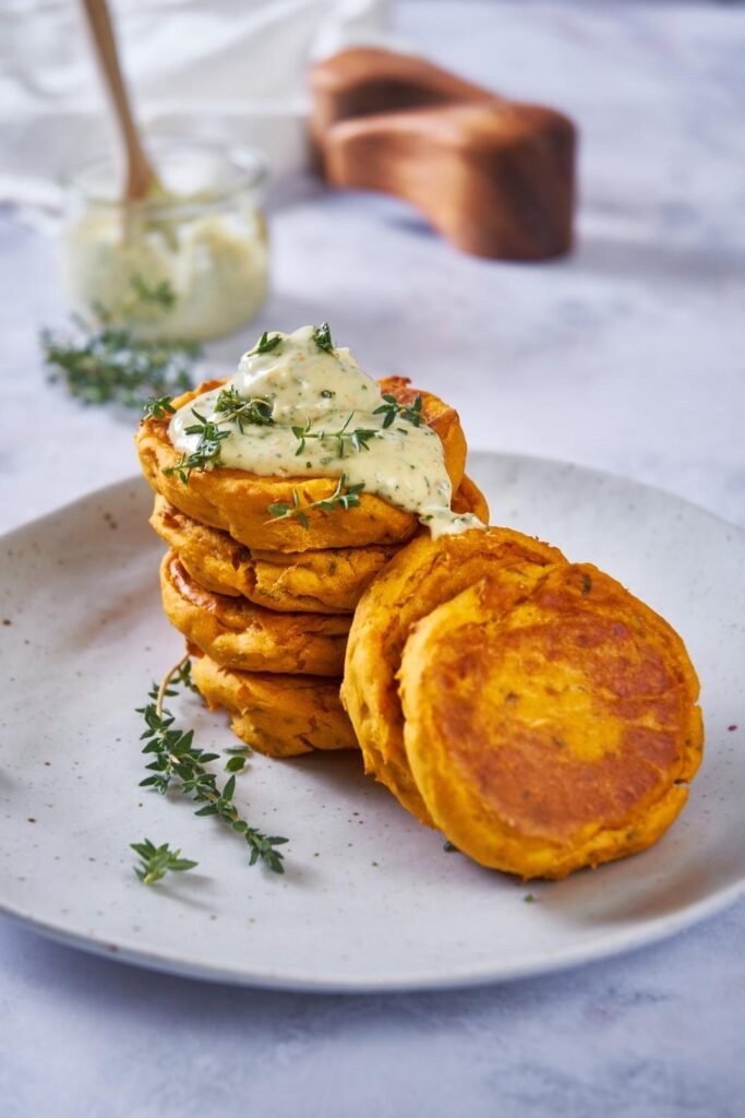 Sweet Potato Patties Easy To Make and Prepped In 5 Minutes