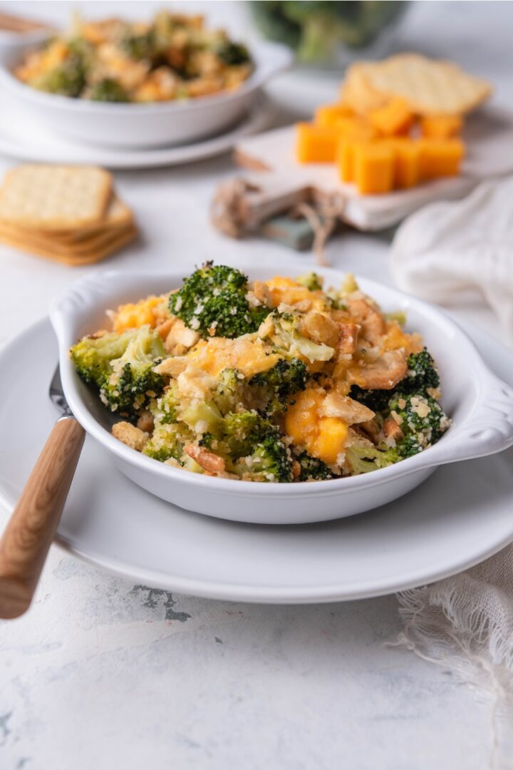 Cheddars Broccoli Cheese Casserole Made With 4 Ingredients