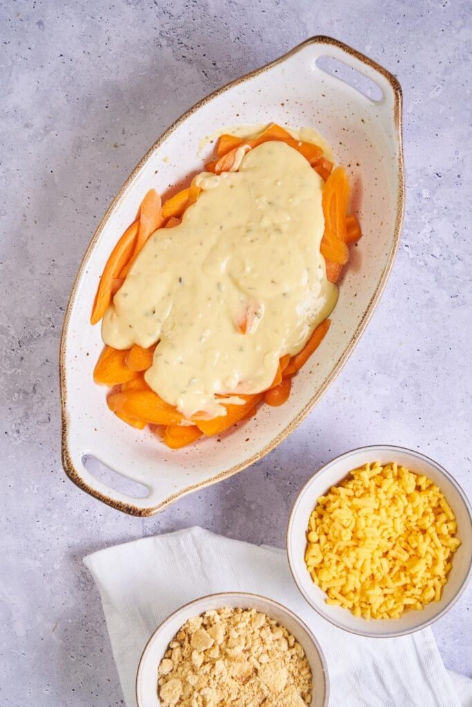 Cheesy Carrot Casserole Recipe   How To Make Cheesy Carrot Casserole 683x1024 