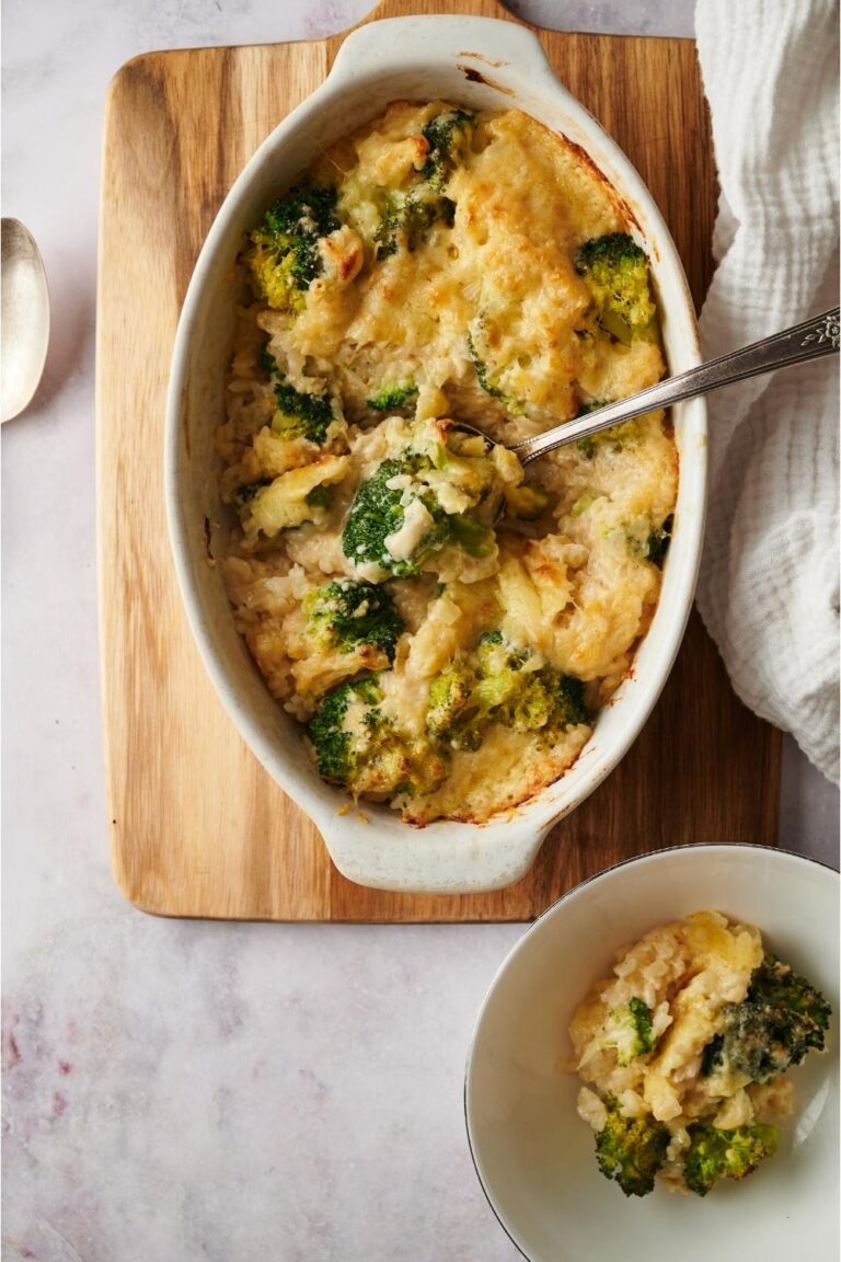 Easy Broccoli Rice Casserole Recipe Made From Scratch In 30 Minutes