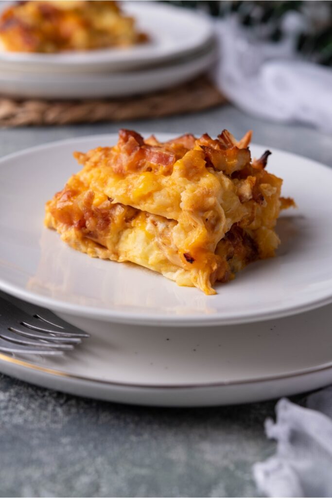 The BEST Buffalo Chicken Casserole (Prepped In 10 Minutes)