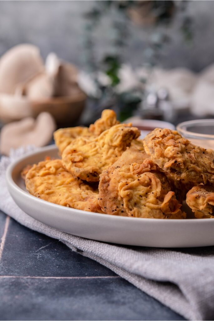 Fried Oyster Mushrooms (Easy Vegan Fried Chicken)