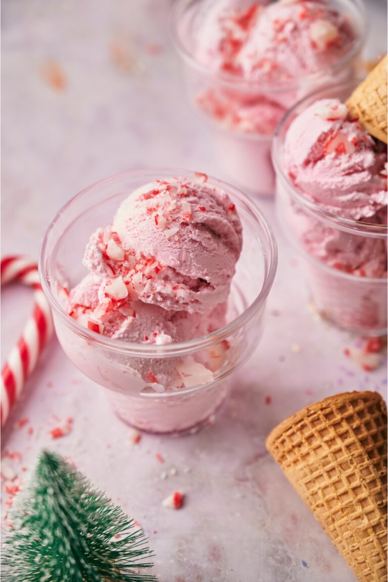 The BEST Peppermint Ice Cream Recipe (Prepped In 5 Minutes)