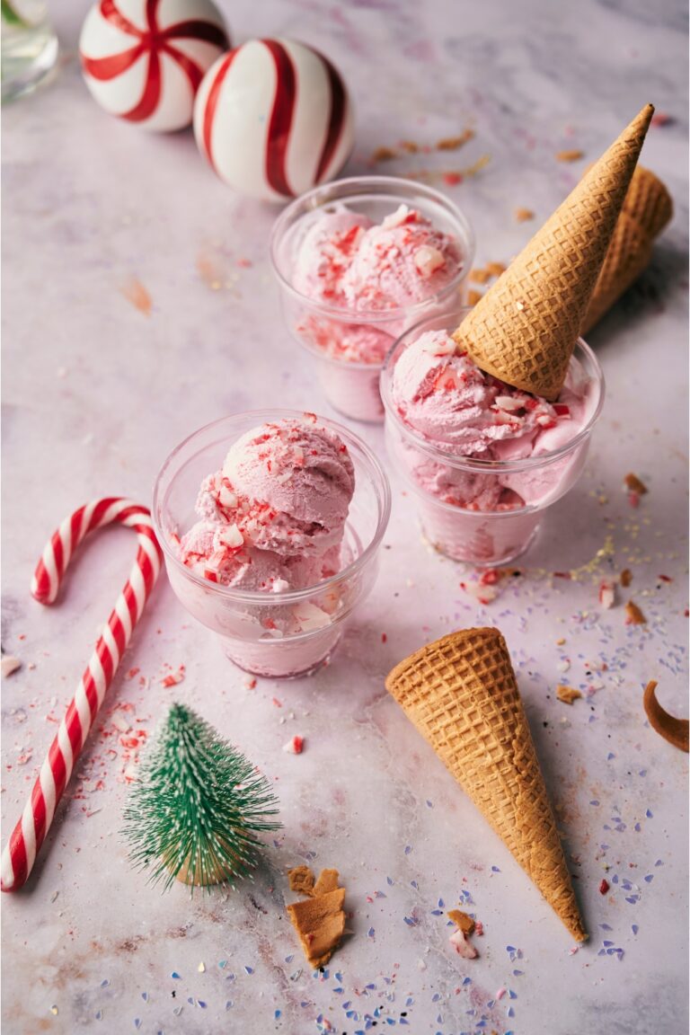 The BEST Peppermint Ice Cream Recipe (Prepped In 5 Minutes)