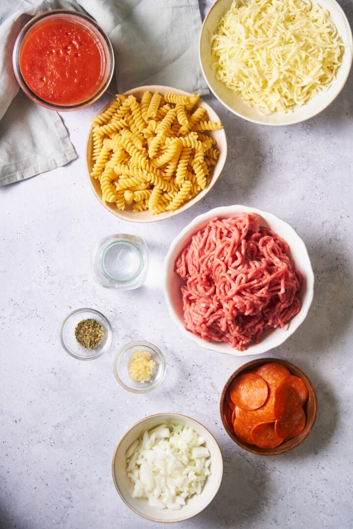 The Best EASY Pizza Casserole Recipe (Prepped In 10 Minutes)