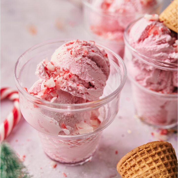 The BEST Peppermint Ice Cream Recipe (Prepped In 5 Minutes)