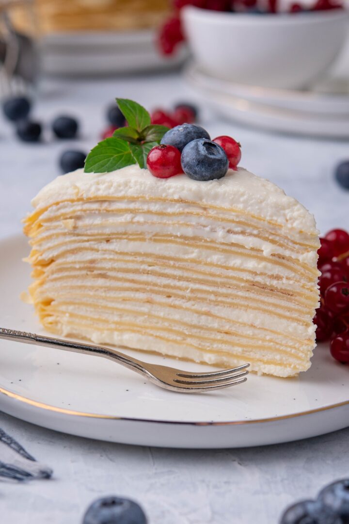 The BEST Crepe Cake Recipe (Made In Just 25 Minutes)