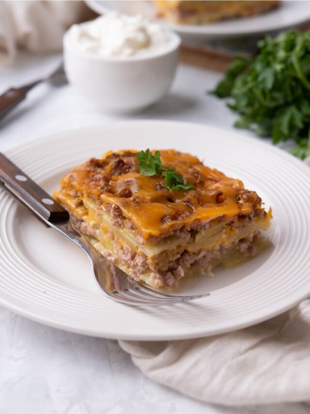 Hamburger And Potato Casserole I M Hungry For That