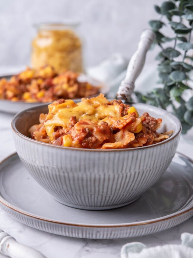 Sloppy Joe Casserole With Manwich I'm Hungry For That