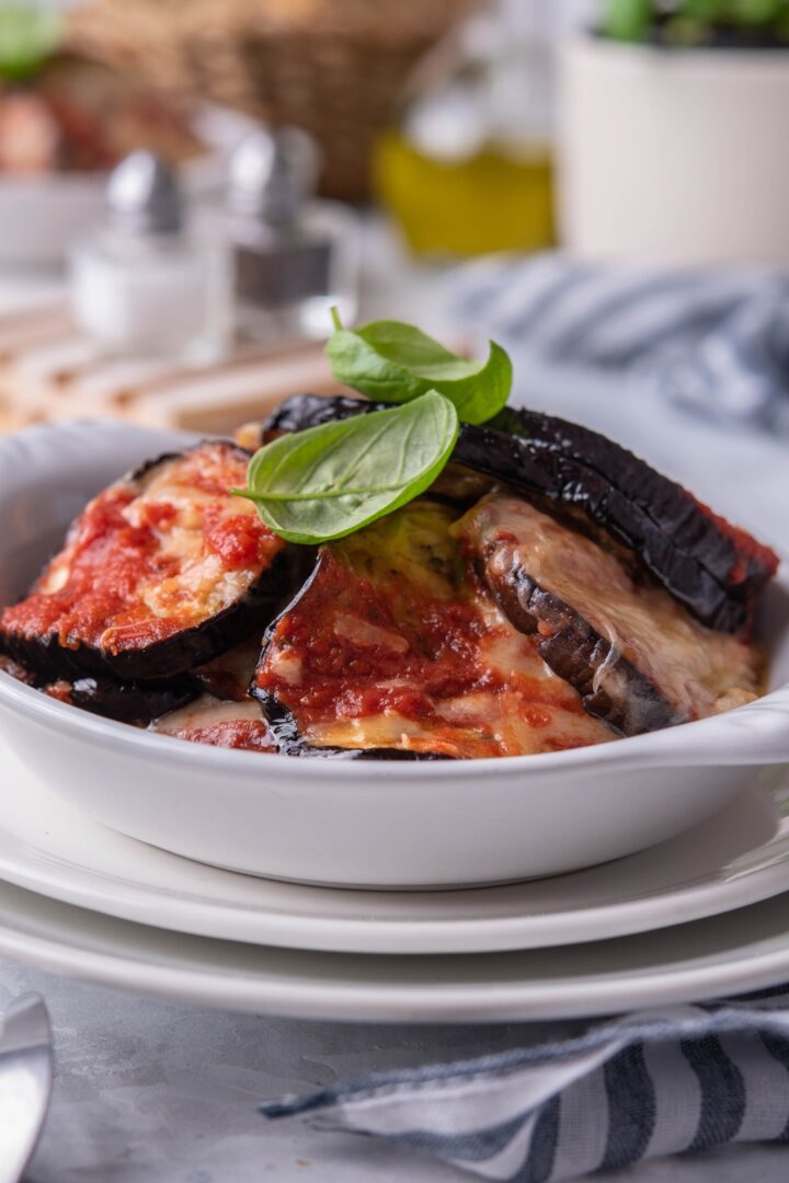The BEST Cheesy Eggplant Casserole Recipe (Prepped In 10 Minutes)