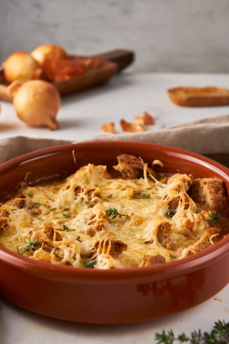 The BEST French Onion Chicken Casserole