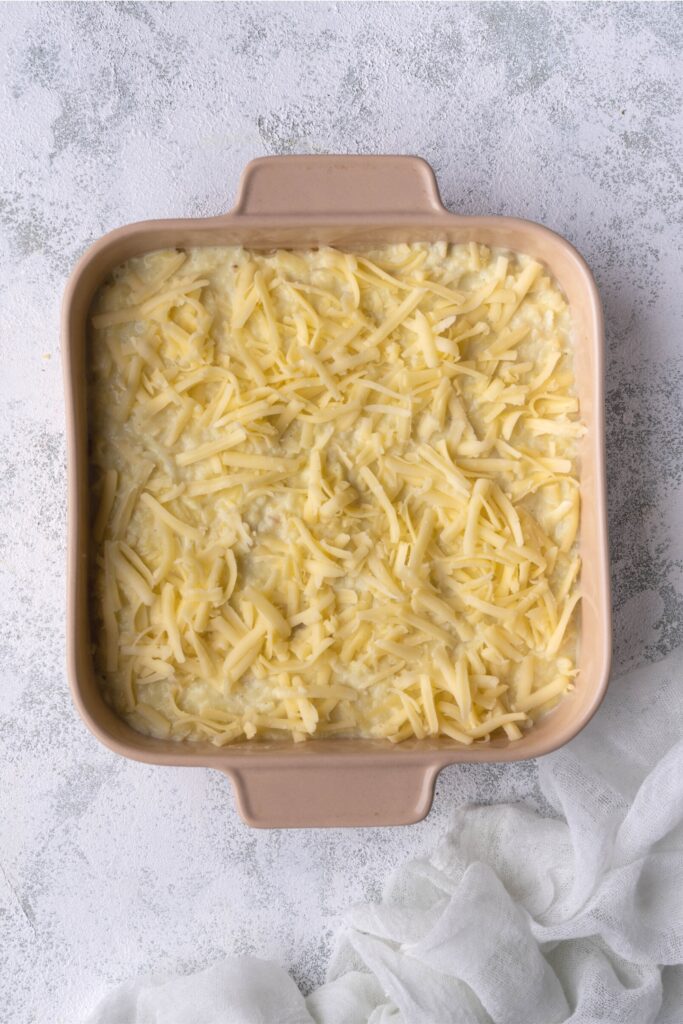 The BEST Easy Cheesy Potato Casserole Recipe (Prepped In 5 Minutes)