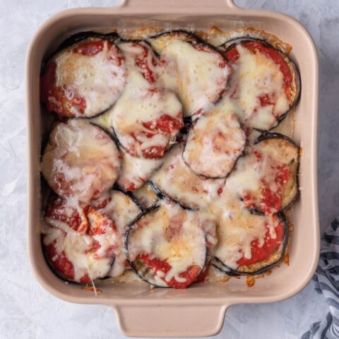 The BEST Cheesy Eggplant Casserole Recipe (Prepped In 10 Minutes)