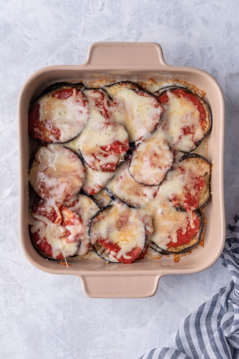 The BEST Cheesy Eggplant Casserole Recipe Prepped In 10 Minutes   How To Make Eggplant Casserole 768x1152 